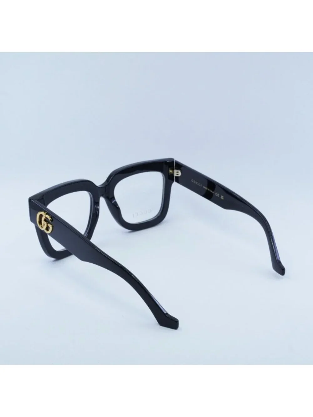 Gucci GG1549O 001 Eyeglasses Black 52mm Square Frame